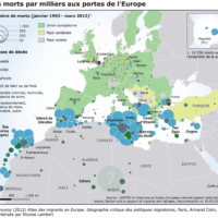 Europe – Migrations : morts (1993-2012)