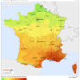 France – irradiation solaire