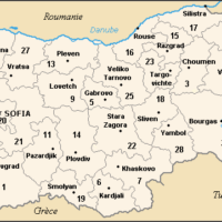 Bulgarie – administrative : oblasti