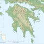 Grèce – Péloponnèse : topographique