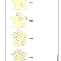 France – Chemin de fer: développement au 19e siècle (1837-1870)