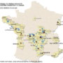 France – mines d’uranium et sites de stockage