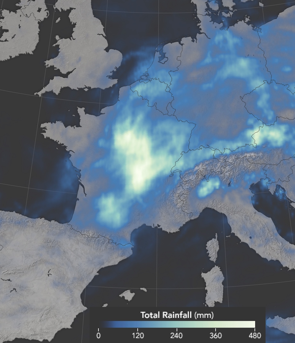 Europe - pluies torrentielles mai-juin 2016