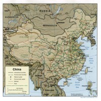 Chine – relief