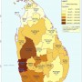Sri Lanka – population des districts (2012)