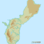 Guam – topographique