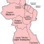 Guyana – régions
