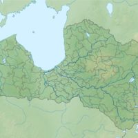 Lettonie – topographique