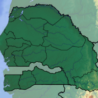 Sénégal – topographique