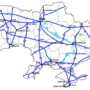 Ukraine – réseau routier principal