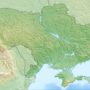 Ukraine – topographique