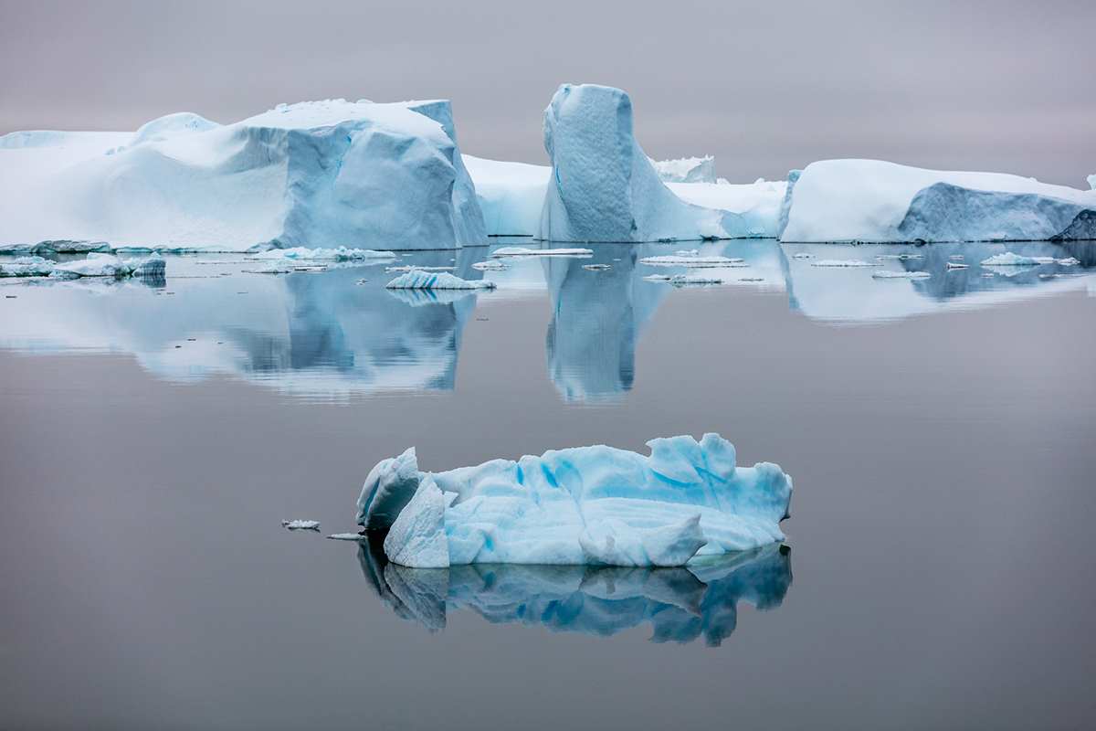 Réflexions Antarctiques. Photo : Julieanne Kost. Wildlife Archives.