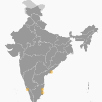 Inde – Pondichéry (localisation)