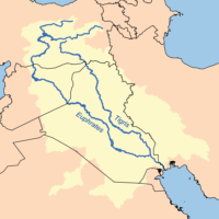 Fleuves Tigre et Euphrate : bassins hydrographiques
