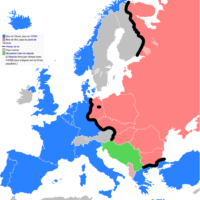 Europe – Rideau de fer (Guerre froide)