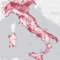 Italie – densité (2011)