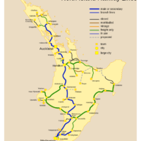 Nouvelle-Zélande – Île du Nord : trains