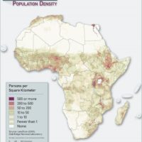 Afrique – densité (2009)