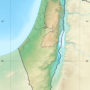 Israël-Palestine – topographique