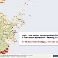Ningbo – Chine : Montée des eaux