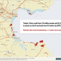 Tianjin – Chine : Montée des eaux
