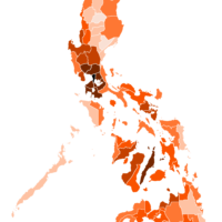 Philippines – densité (2009)