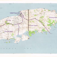 Porto Rico – Vieques : topographique