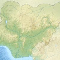 Nigéria – topographique