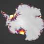 Antarctique – Glaciers : mouvements (2015)
