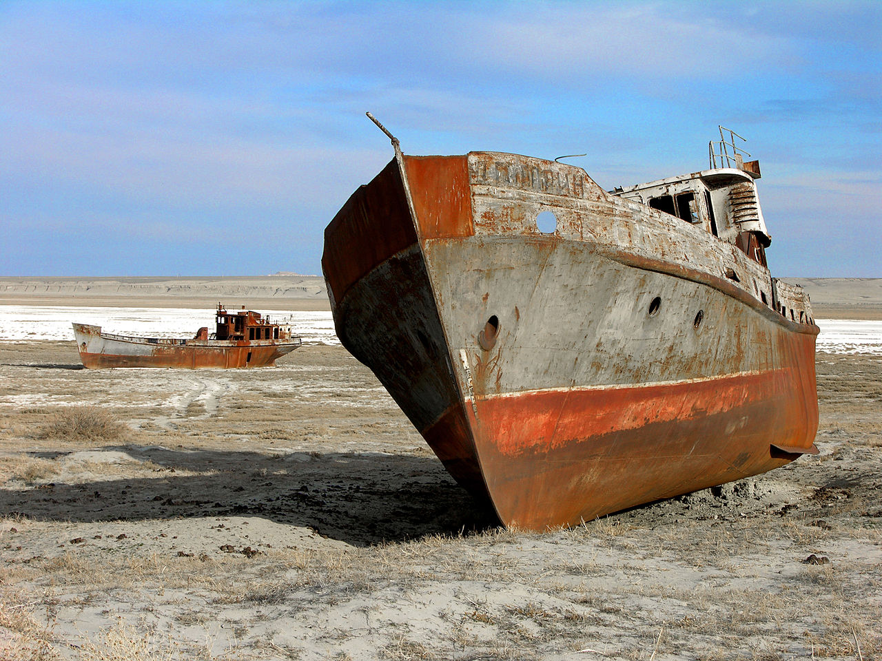 Cimetière de bateaux, mer d'Aral