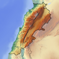 Liban – topographique