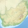 Afrique du Sud – topographique