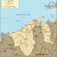 Brunei – topographique
