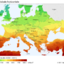 Europe – Irradiation solaire