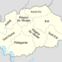 Macédoine – administrative (régions)