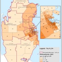 Qatar – densité (2015)
