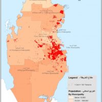 Qatar – distribution de la population (2015)