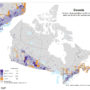 Canada – évolution de la population (2011-2016)