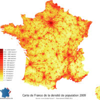 France – densité (2009)