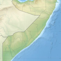 Somalie – topographique