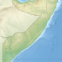 Somalie – topographique