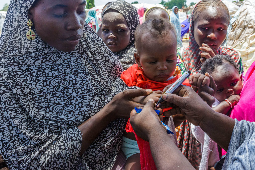 UNICEF - vaccination d'enfant au Nigéria