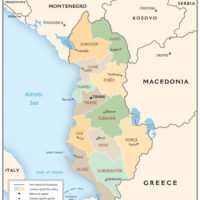 Albanie – administrative
