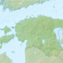 Estonie – topographique