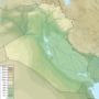 Irak – topographique