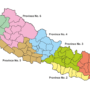 Népal – provinces (2015)