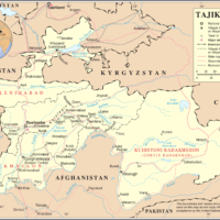 Tadjikistan – administrative
