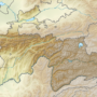 Tadjikistan – topographique