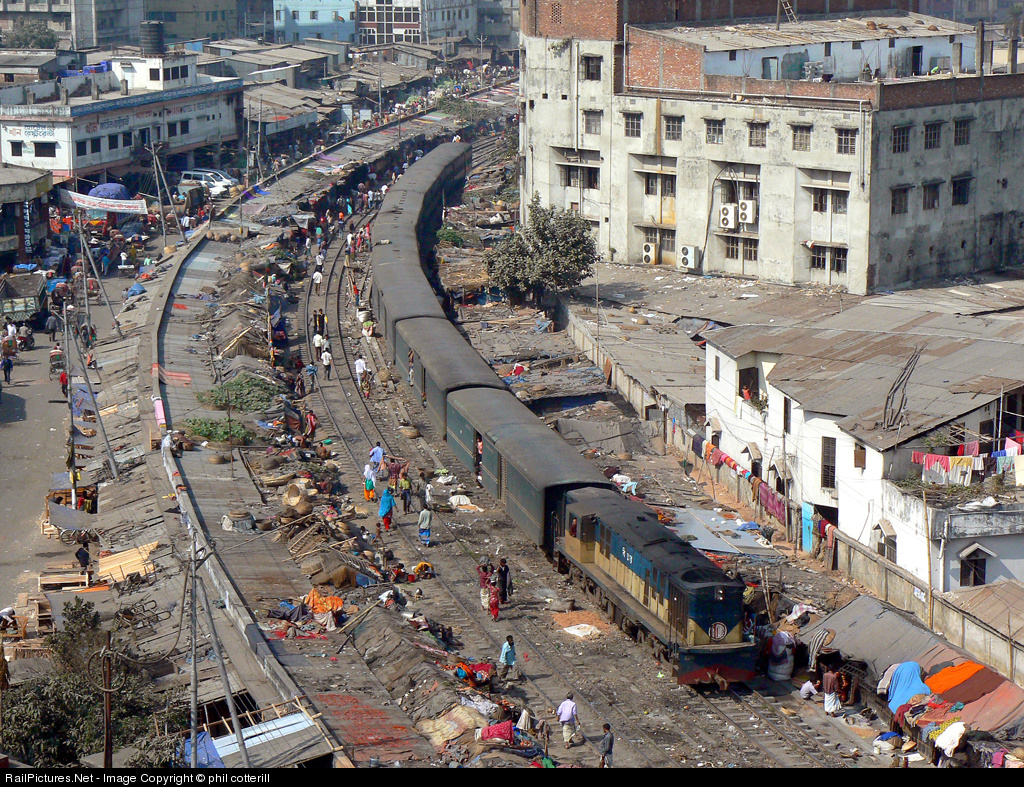 Train à Dacca, Bangladesh
