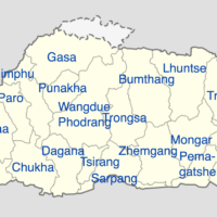Bhoutan – administrative